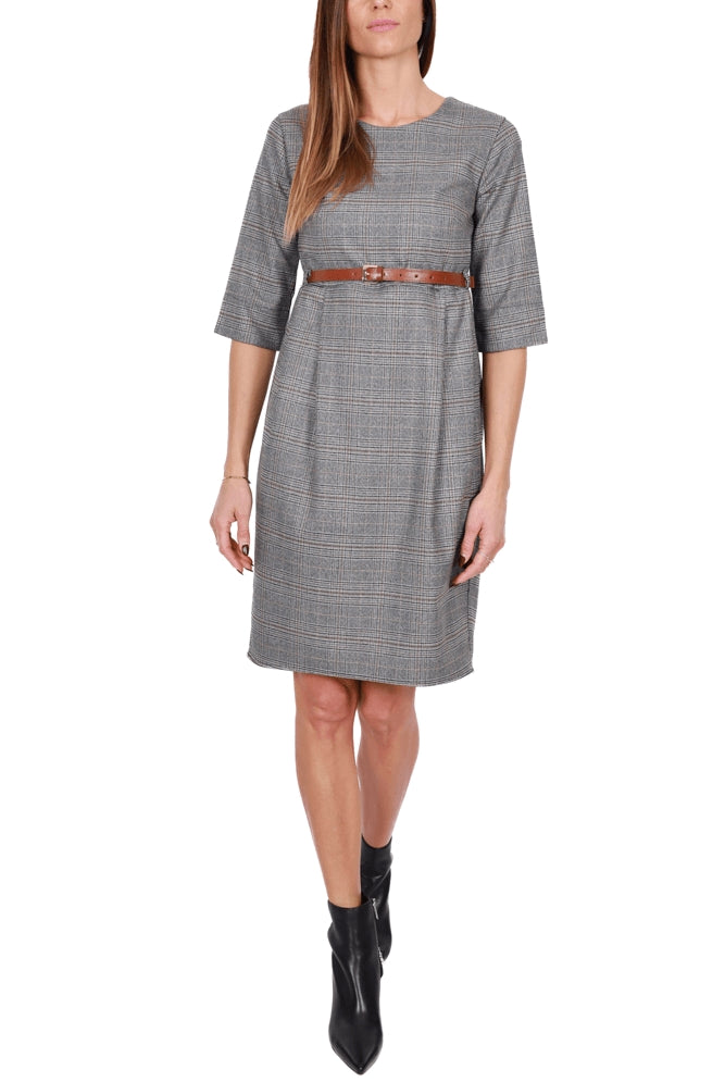 Dixie abito corto fantasia principe di galles nero