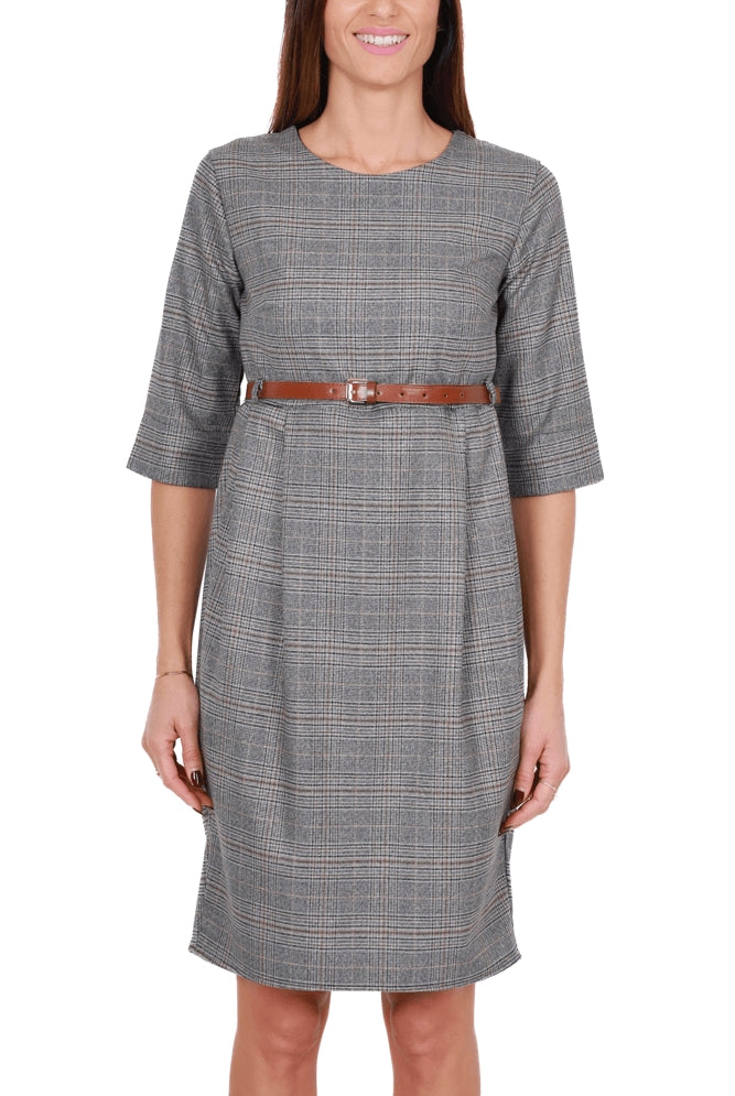 Dixie abito corto fantasia principe di galles nero