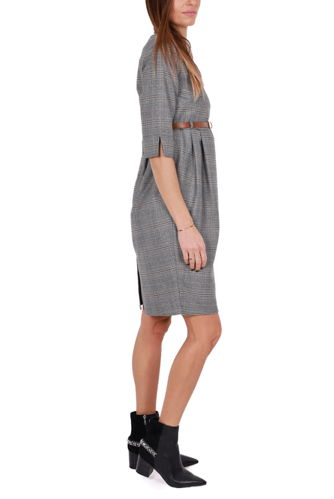 Dixie abito corto fantasia principe di galles nero