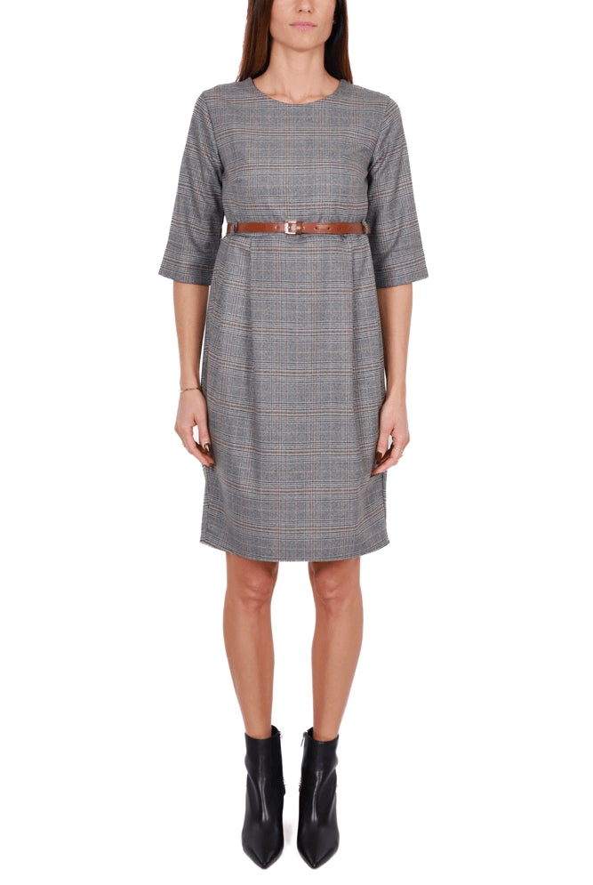 Dixie abito corto fantasia principe di galles nero