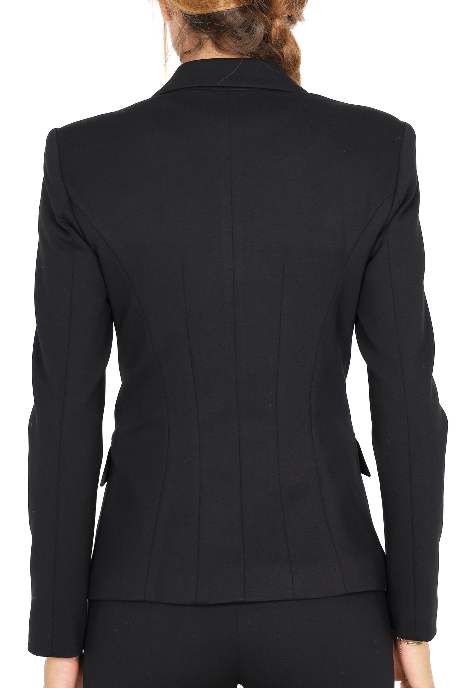 Liu Jo Black blazer doppiopetto in punto milano nero