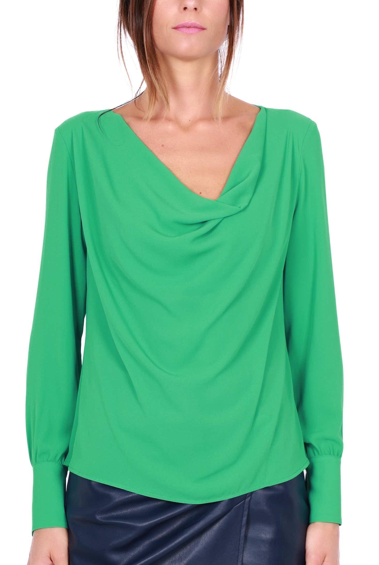 Liu Jo Black blusa maniche lunghe verde