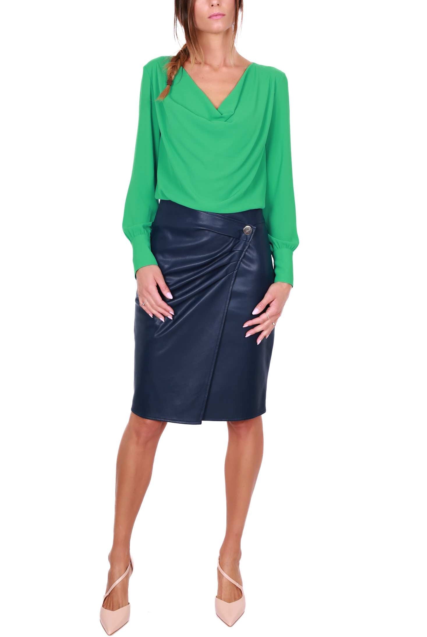 Liu Jo Black blusa maniche lunghe verde