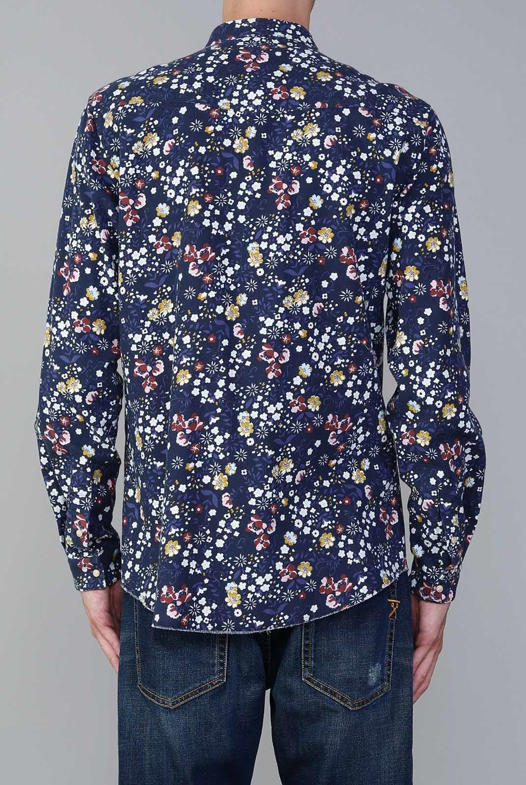 Berna camicia in flanella stretch fantasia
