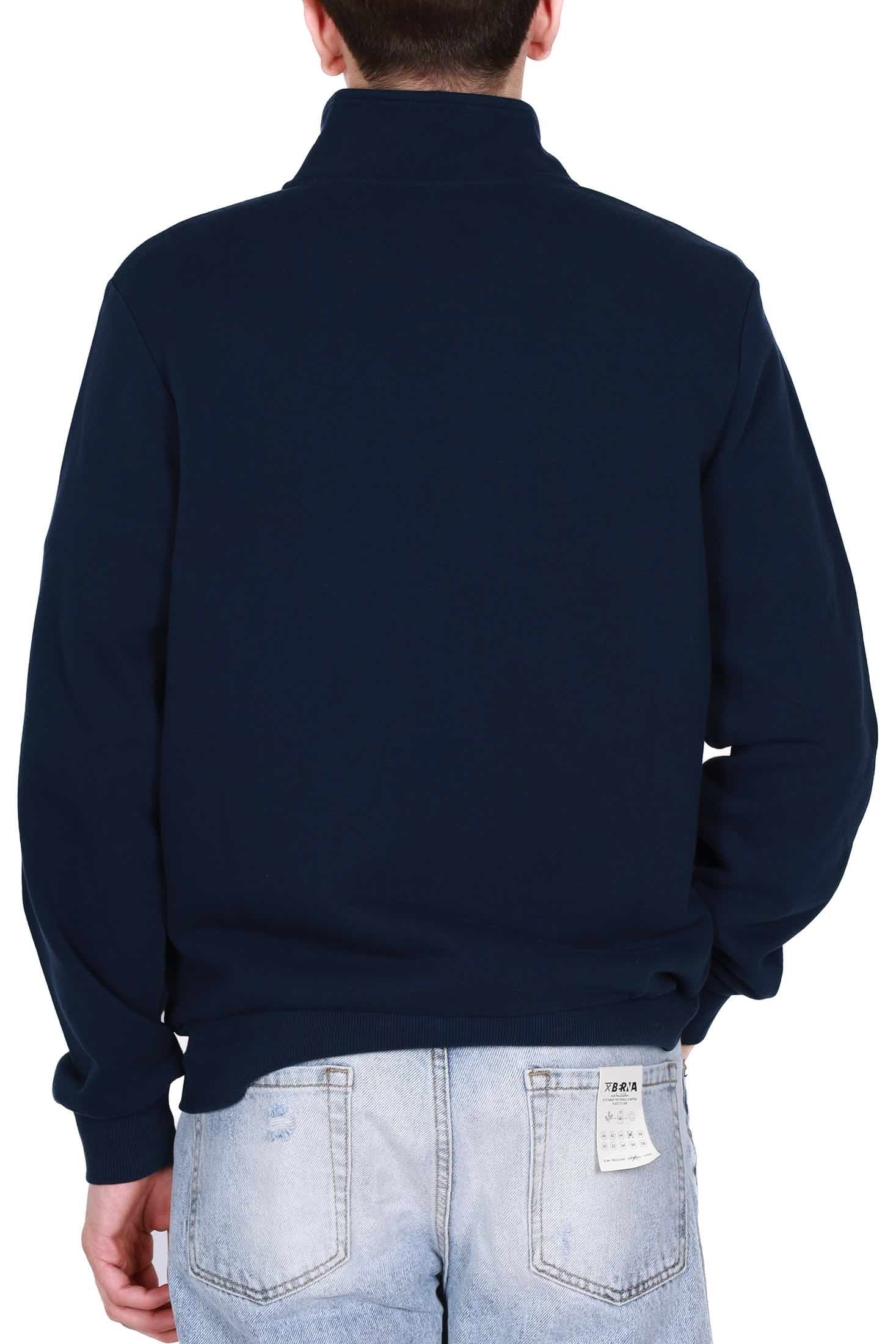 Sun68 Uomo felpa uomo con zip blu