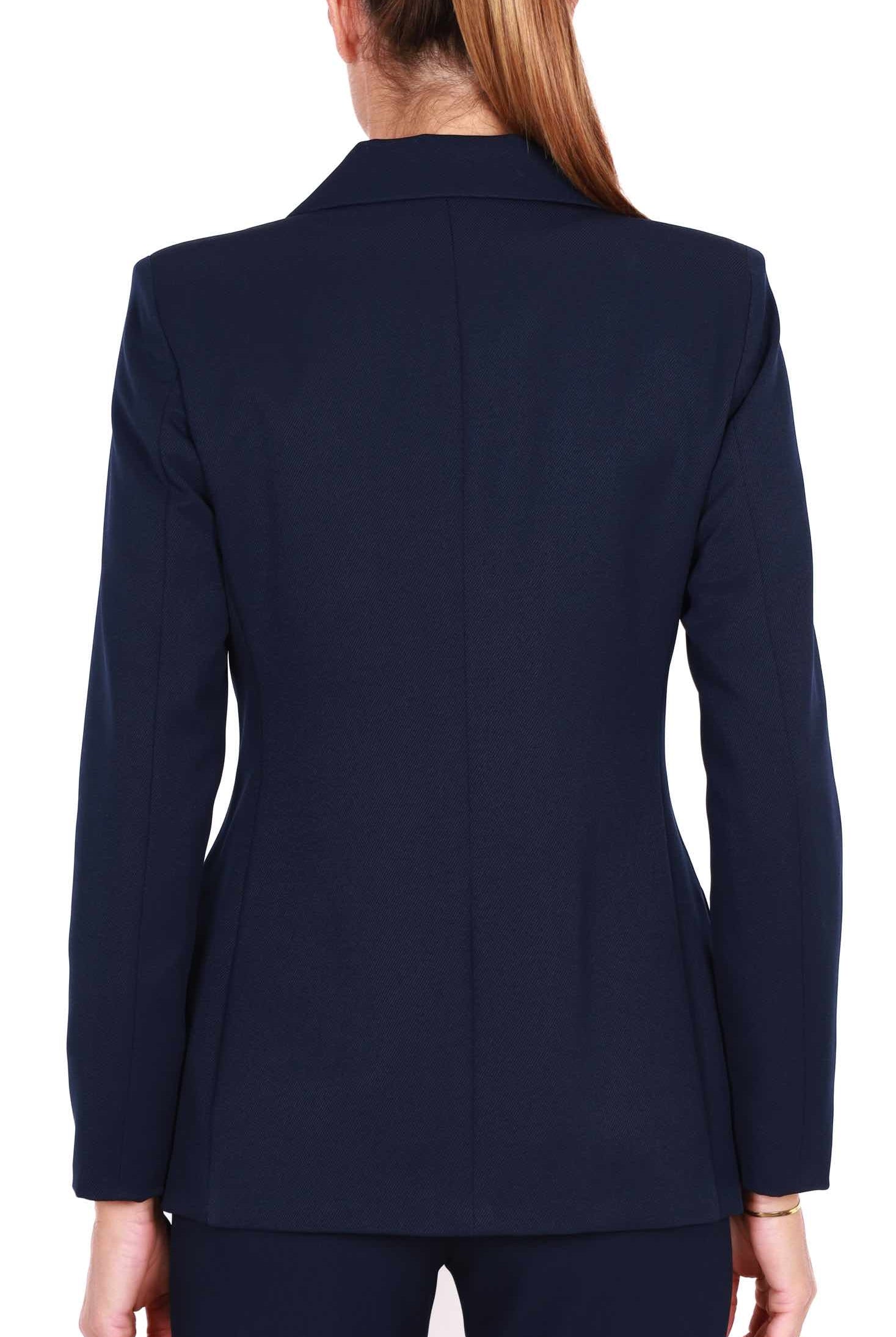 Emme Marella giacca blazer doppiopetto blu