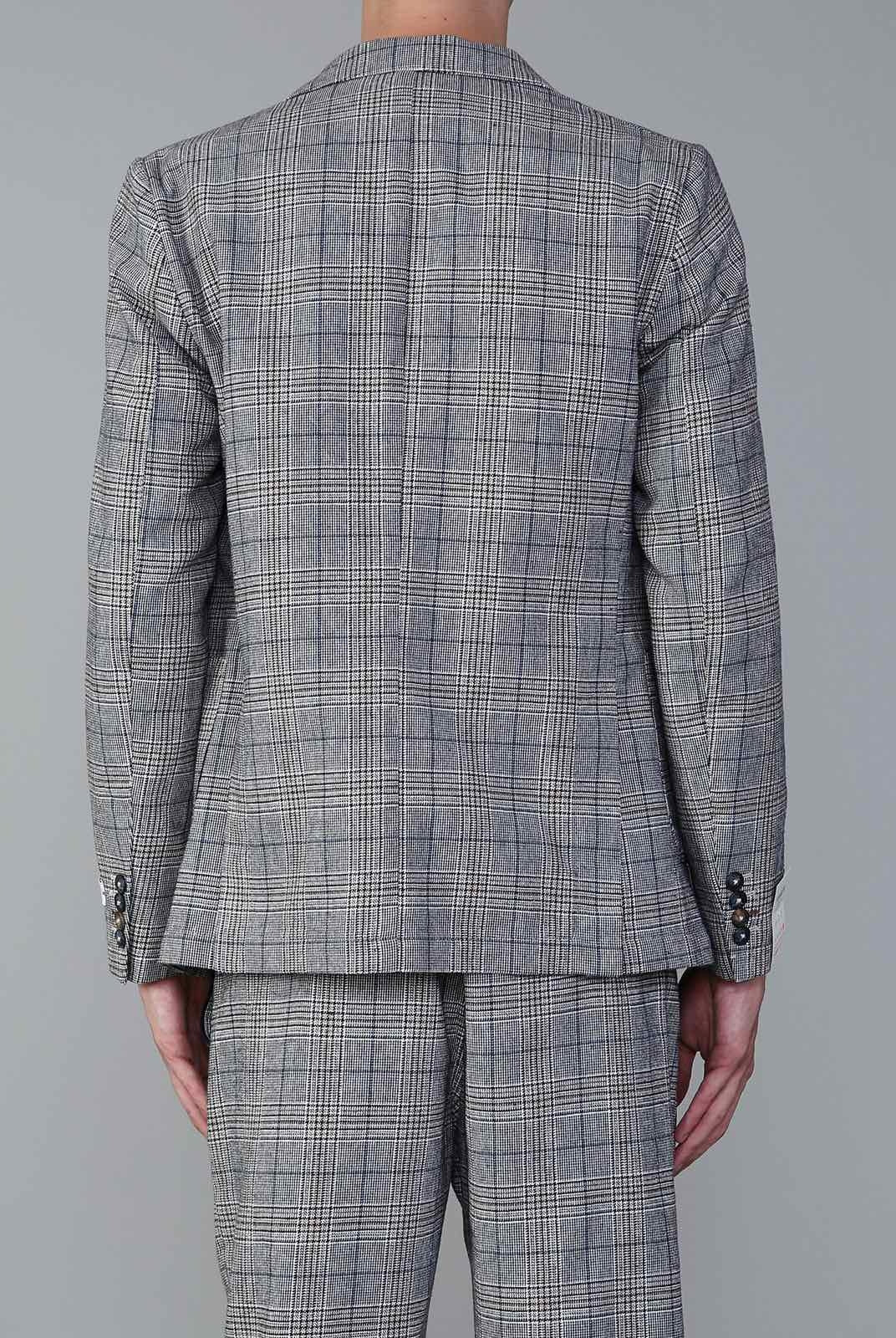 Berna giacca blazer in principe di galles grigio