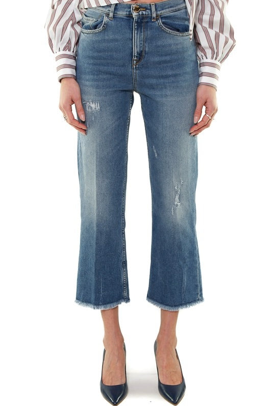 Pinko jeans mom fit in denim used blu