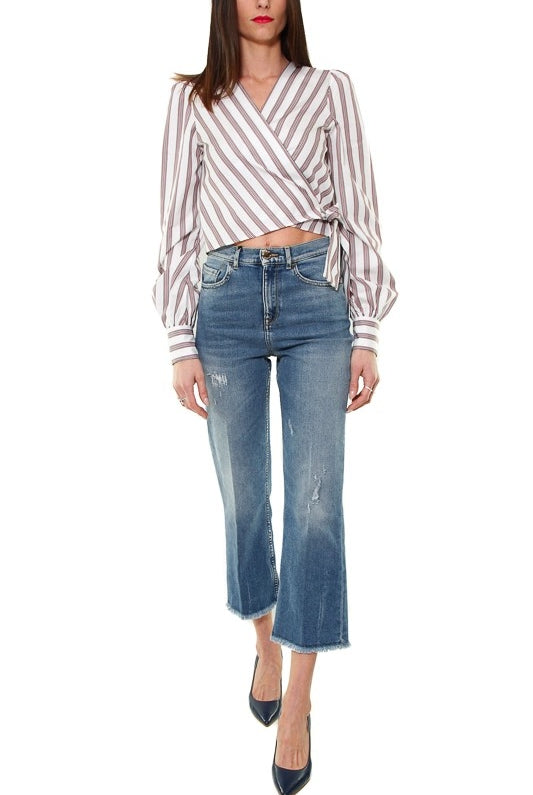 Pinko jeans mom fit in denim used blu