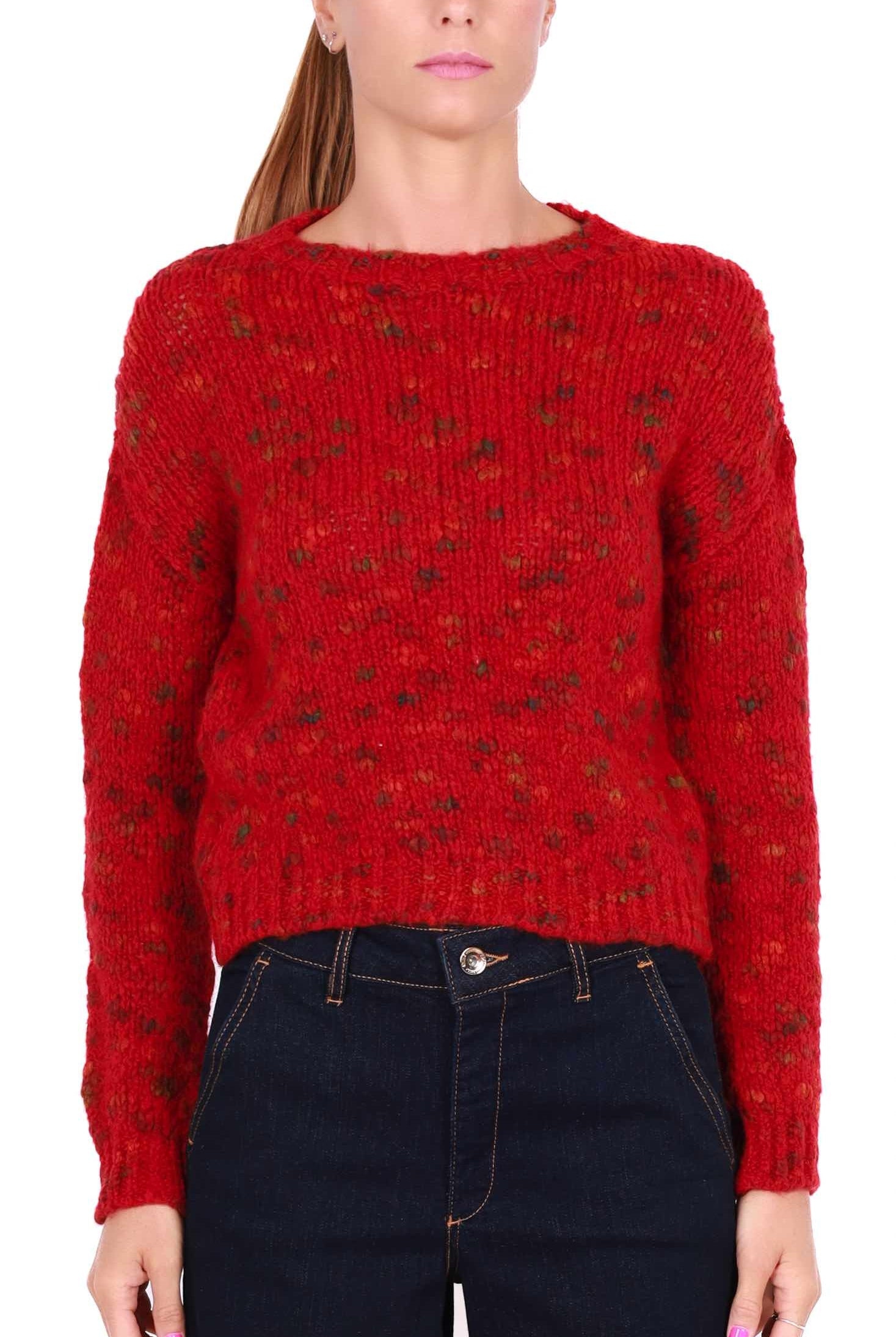 Emme Marella maglia girocollo di misto viscosa fantasia