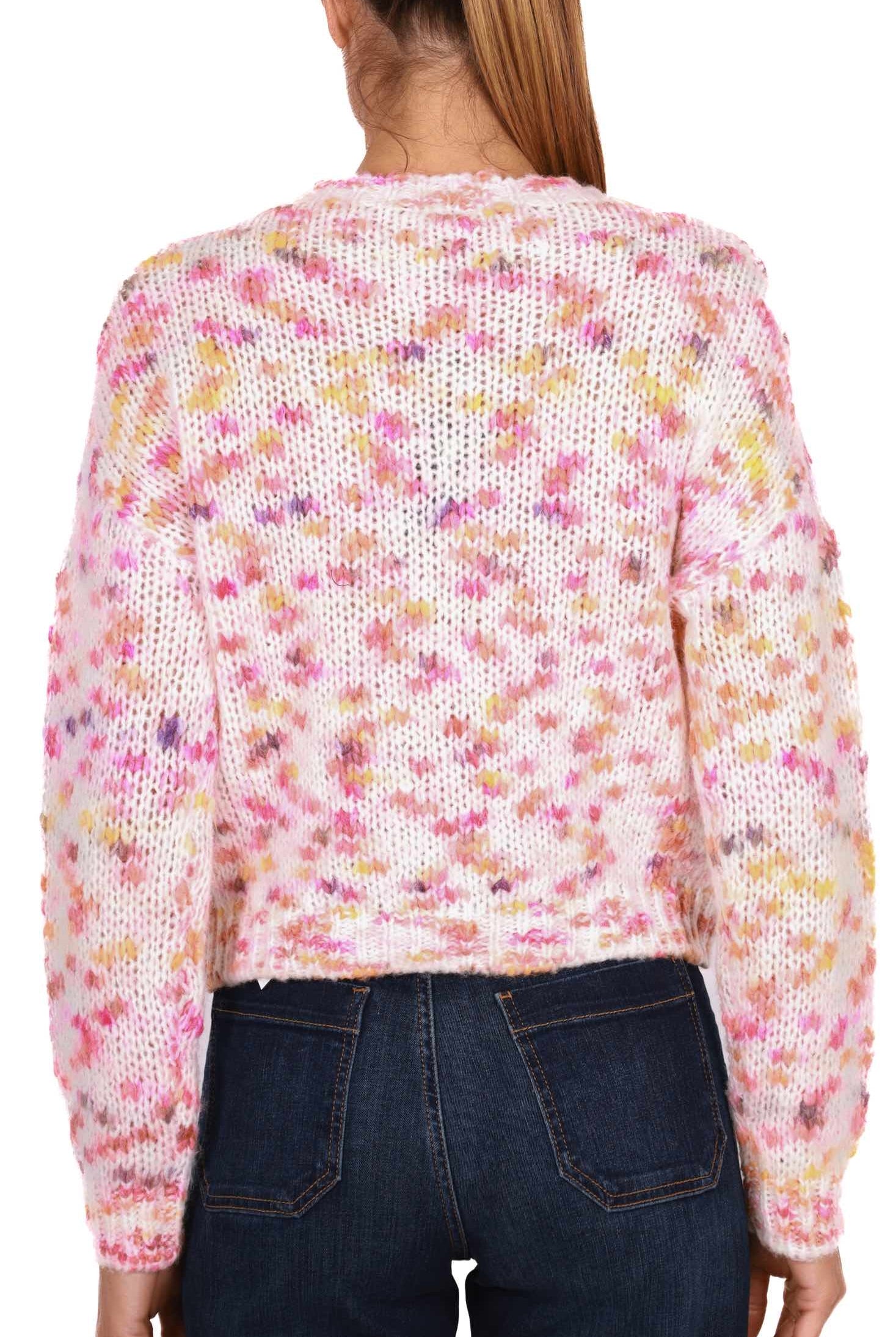 Emme Marella maglia girocollo di misto viscosa fantasia