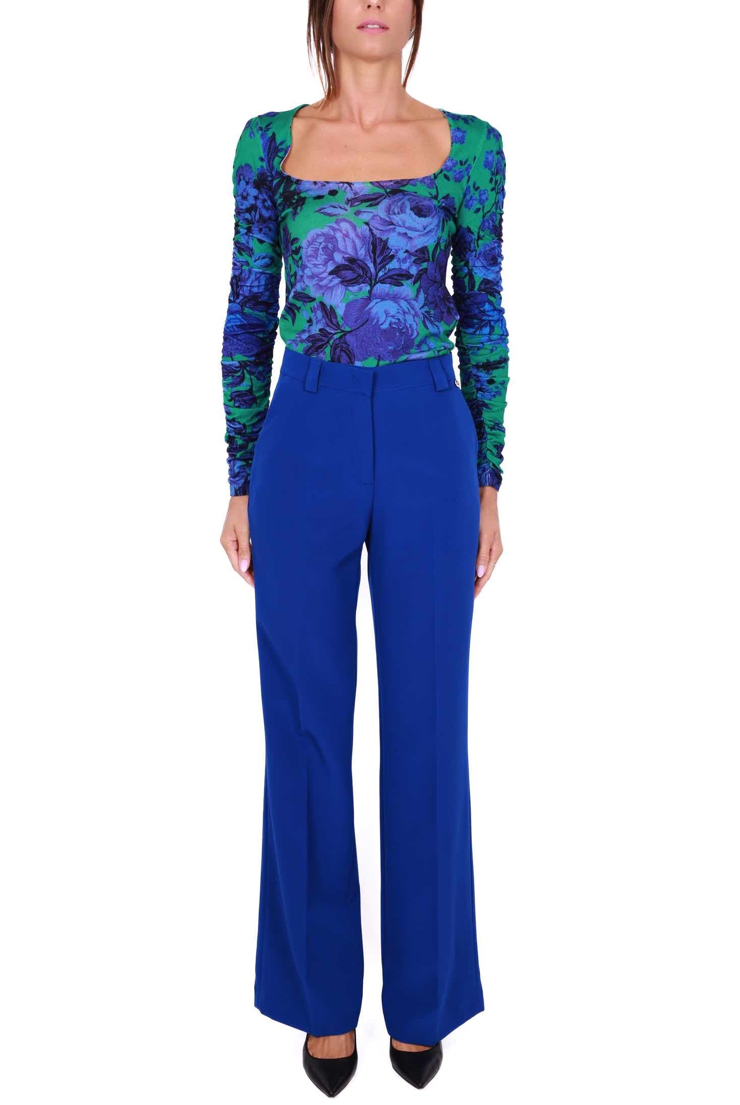 Liu Jo Black pantalone a palazzo bluette