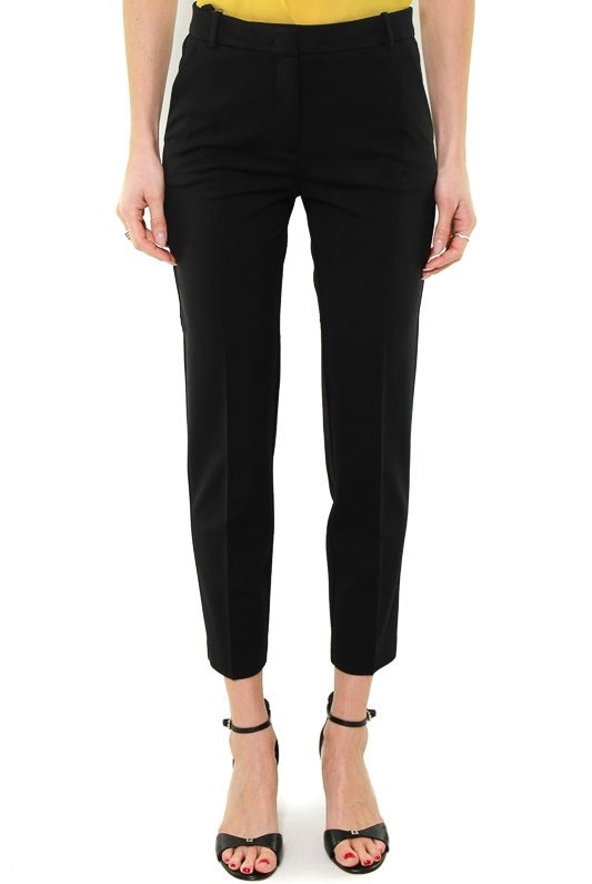 Pinko pantalone a sigaretta in tessuto tecnico nero