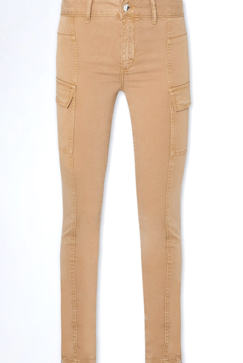 Liu Jo White pantalone cargo skinny cammello