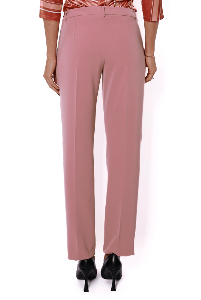 Emme Marella pantalone donna in twill stretch rosa