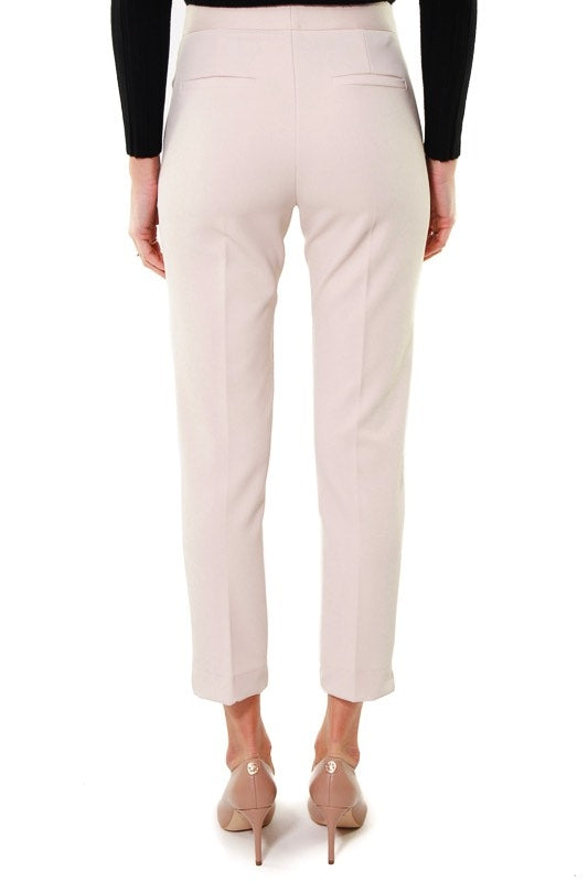 Dixie pantalone elegante in tessuto cady beige