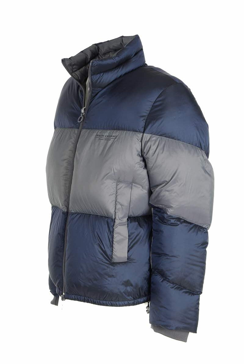 Ax Uomo piumino corto bicolor blu