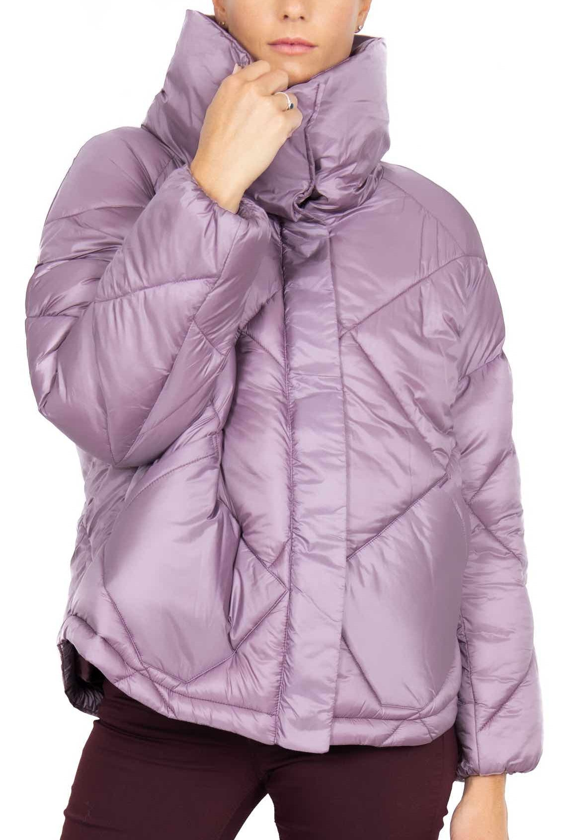 Oofwear piumino corto oversize glicine