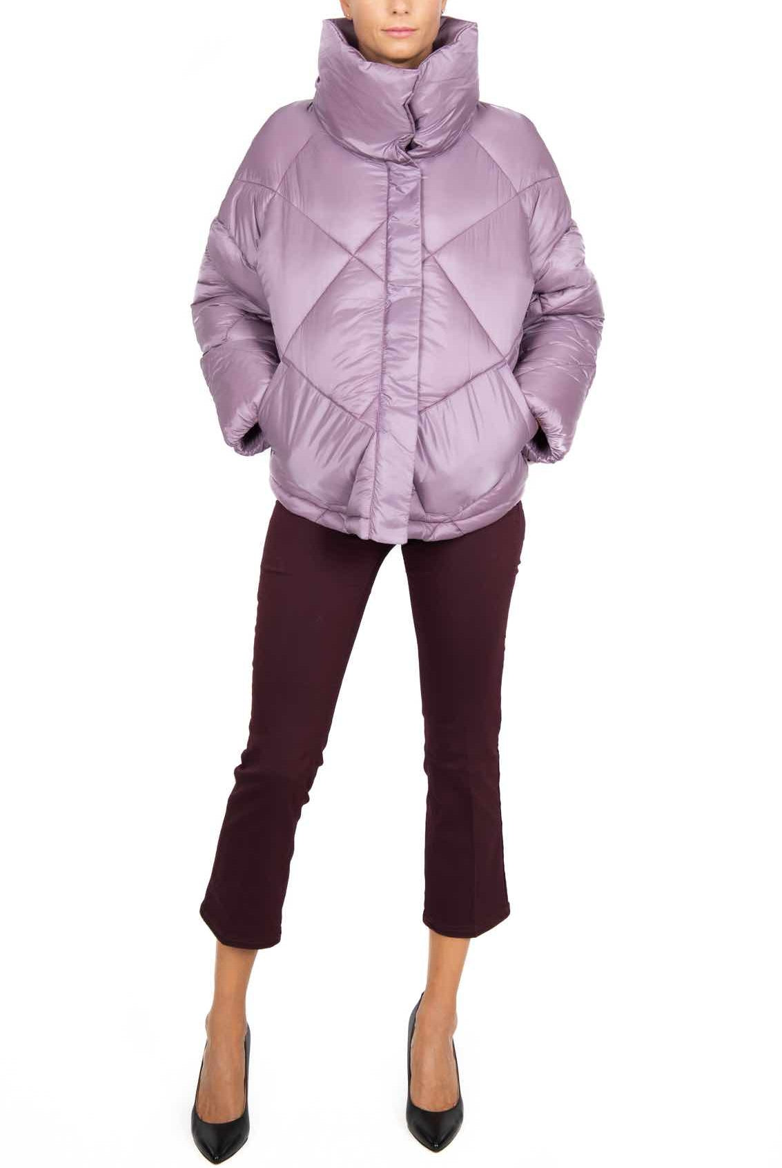 Oofwear piumino corto oversize glicine