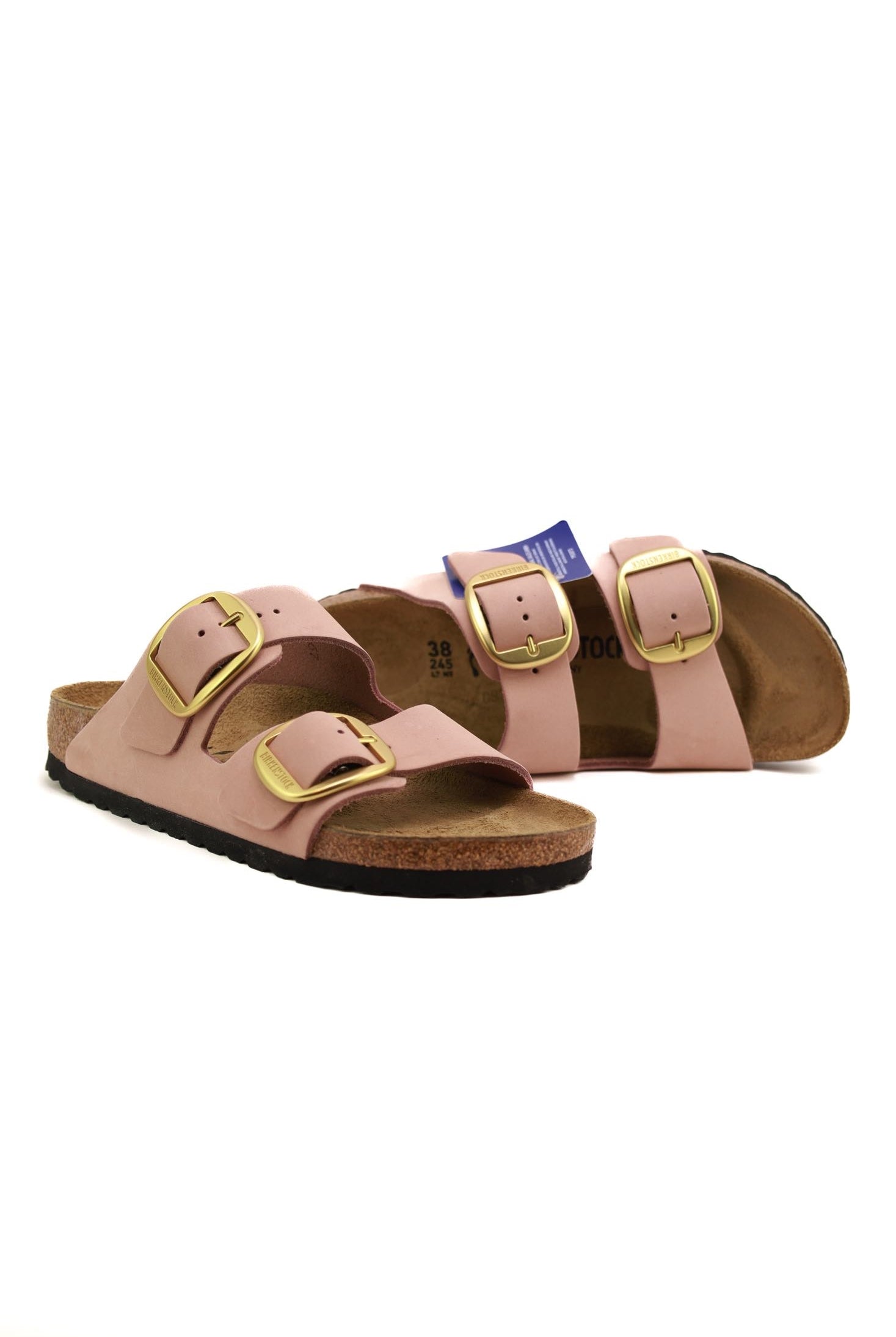 Birkenstock sandalo arizona big buckle rosa
