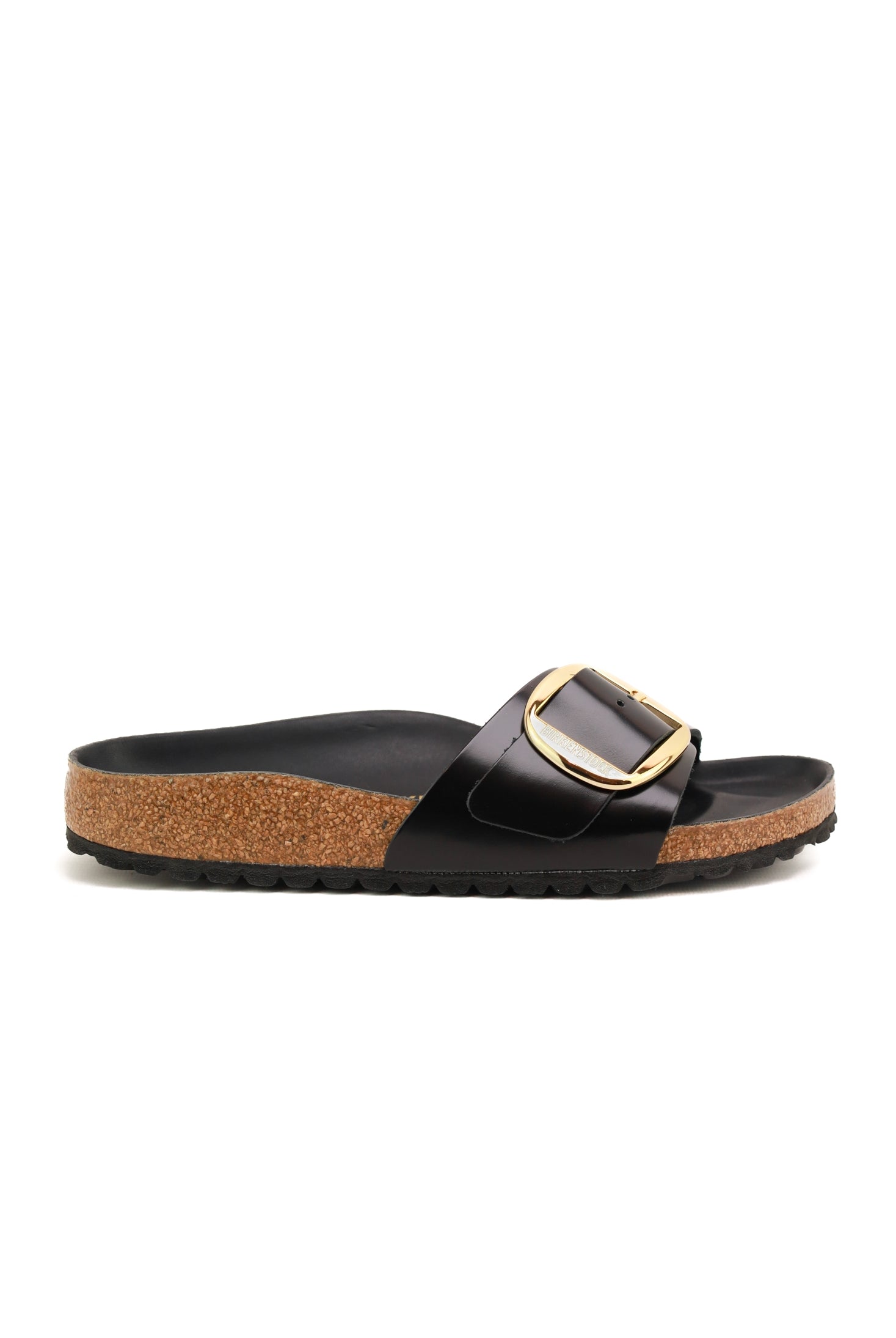 Birkenstock sandalo madrid big buckle nero