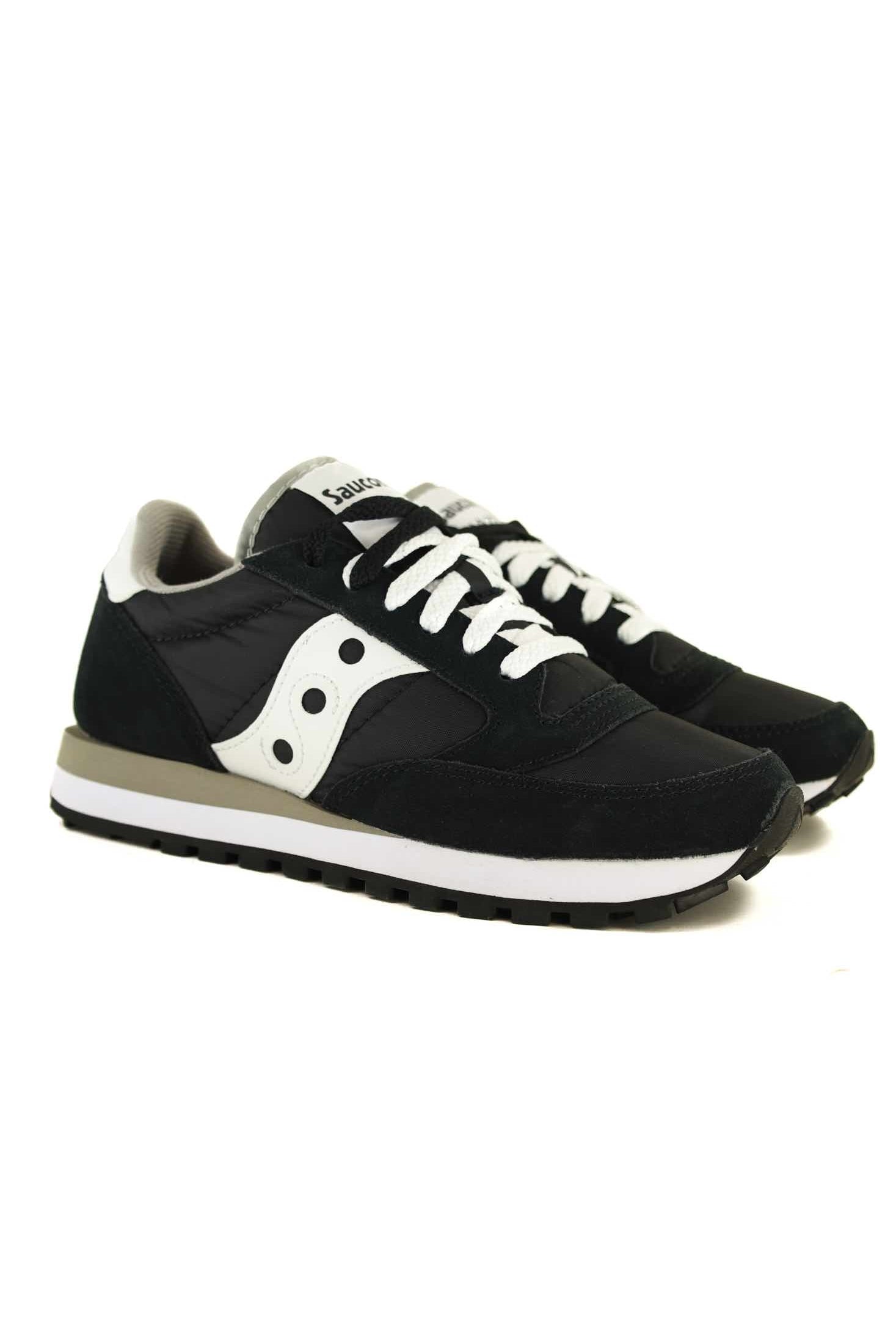 Saucony sneakers donna jazz originals in pelle e nylon nero
