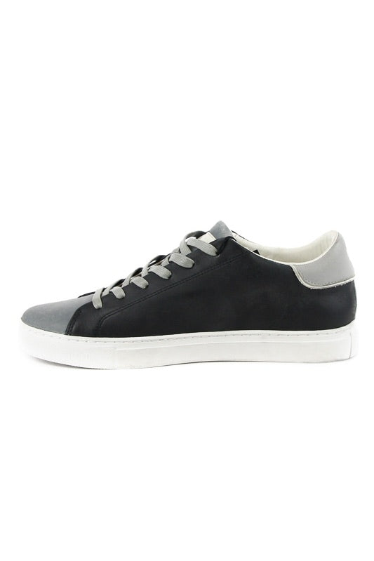 Crime sneakers low in pelle nero