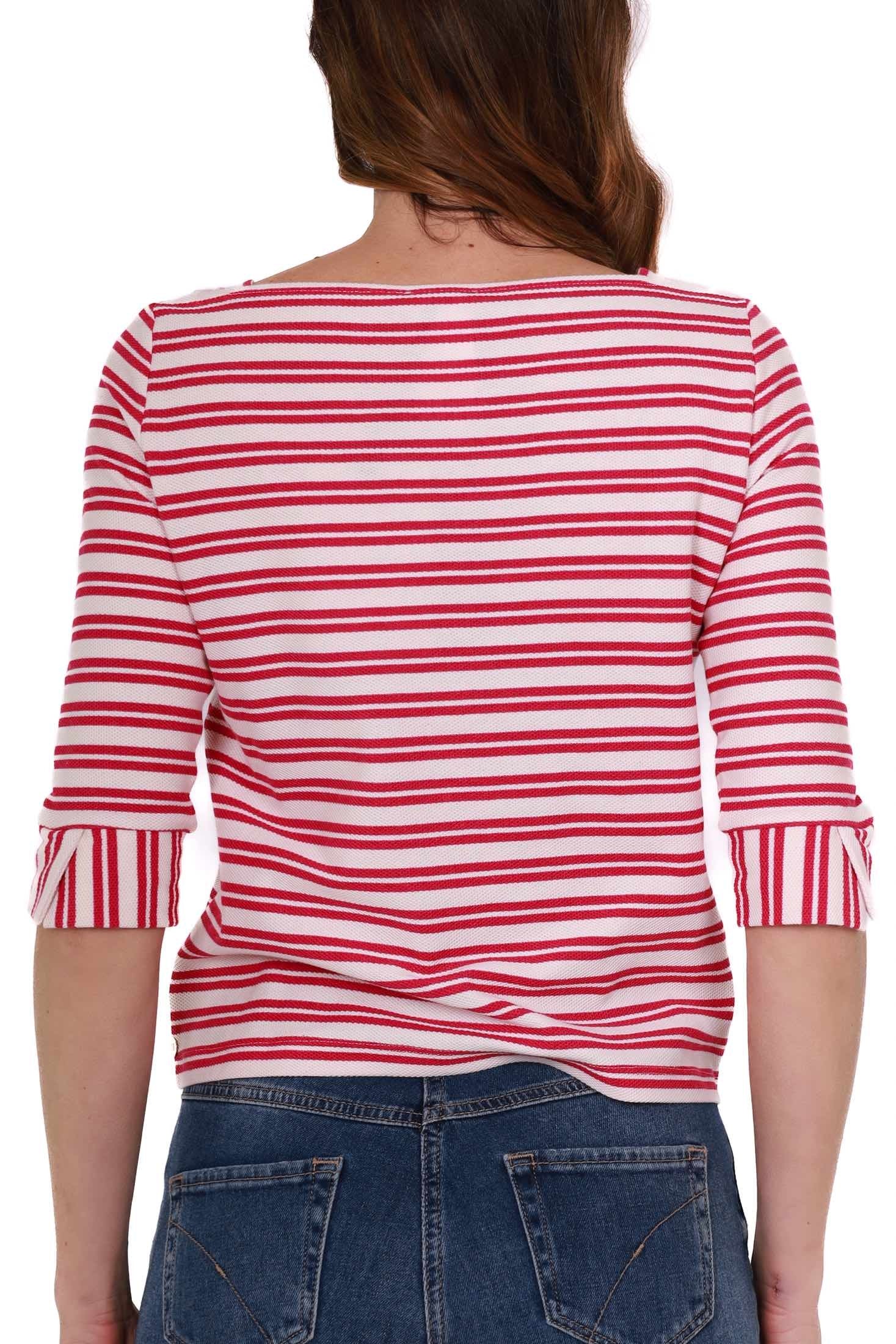 Pennyblack t-shirt in jersey a righe rosso
