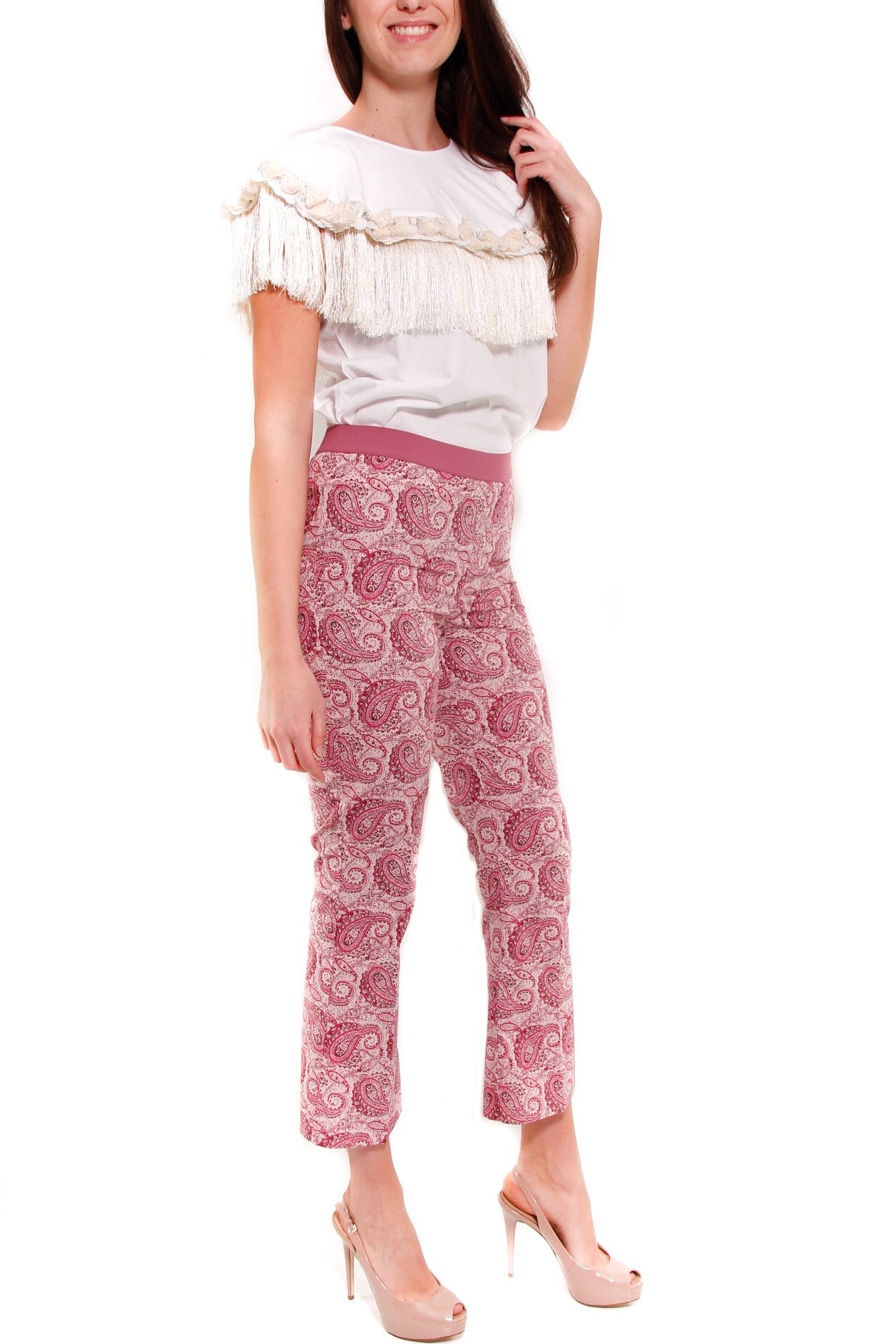 Twin Set Srl twin set pantalone rosso