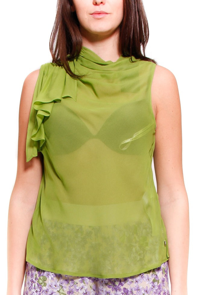 Twin Set Srl twin set top verde