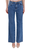 JEANS A PALAZZO IN DENIM STRETCH BLU