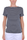 T-SHIRT MANICHE CORTE A RIGHE BLU