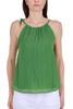 TOP SCOLLO AMERICANA VERDE