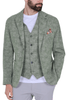 GIACCA BLAZER UOMO IN COTONE STRETCH VERDE