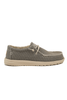 SCARPA UOMO CASUAL IN TESSUTO CANVAS VERDE