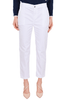 JEANS CON TASCHE AMERICA IN COTONE BIANCO