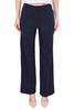 PANTALONE A PALAZZO IN PUNTO MILANO BLU