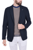 GIACCA BLAZER UOMO NO IRON IN JERSEY BLU