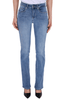 JEANS BOOT CUT IN DENIM STRETCH BLU