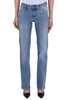 JEANS STRAIGHT IN DENIM STRETCH AZZURRO