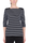 T-SHIRT MANICHE A TRE QUARTI A RIGHE BLU