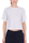T-SHIRT CROPPED CON STRASS E PERLINE BIANCO