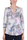 CAMICIA MANICHE TRE QUARTI IN TWILL FANTASIA GRIGIO