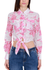 CAMICIA CROPPED FANTASIA FUXIA
