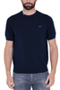 T-SHIRT UOMO IN MAGLIA CON LOGO BLU
