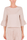 BLUSA MANICHE A TRE QUARTI IN LINO E VISCOSA BEIGE