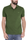 POLO IN MICRO PIQUET CON INSERTO TESSUTO SUL COLLO VERDE