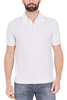 POLO UOMO IN MAGLIA CON LOGO BIANCO
