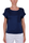 T-SHIRT OVERSIZE DI VISCOSA BLU