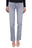JEANS GAMBA DRITTA IN TELA DENIM DELAVÈ GRIGIO